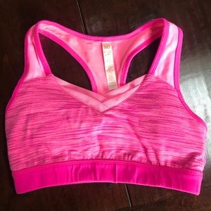 LUCY pink sports bra